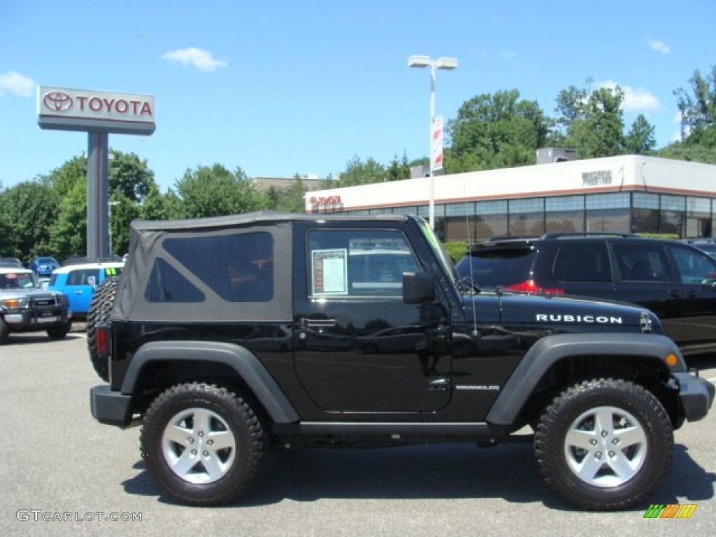 2009 Wrangler Rubicon 4x4 - Black / Dark Slate Gray/Medium Slate Gray photo #1