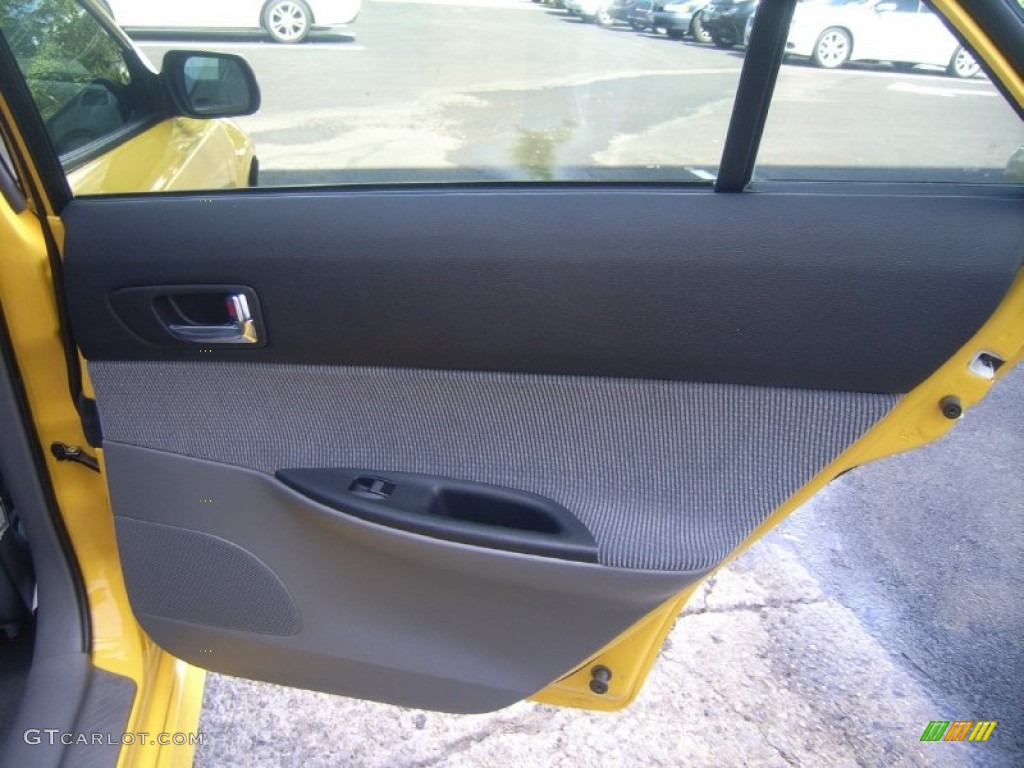 2003 MAZDA6 s Sedan - Speed Yellow / Black photo #17