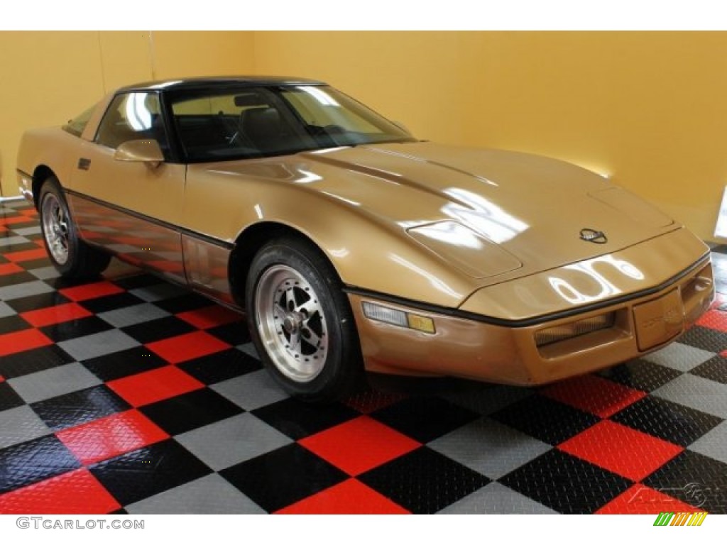1984 Corvette Coupe - Gold Metallic / Bronze photo #1