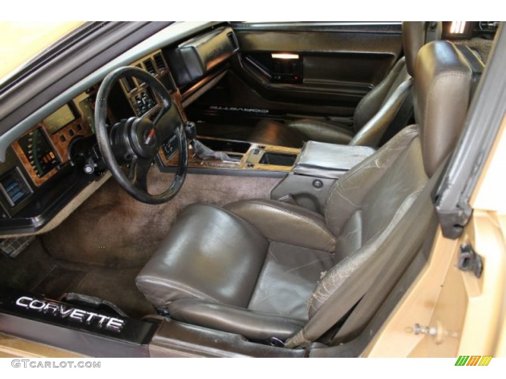 Bronze Interior 1984 Chevrolet Corvette Coupe Photo
