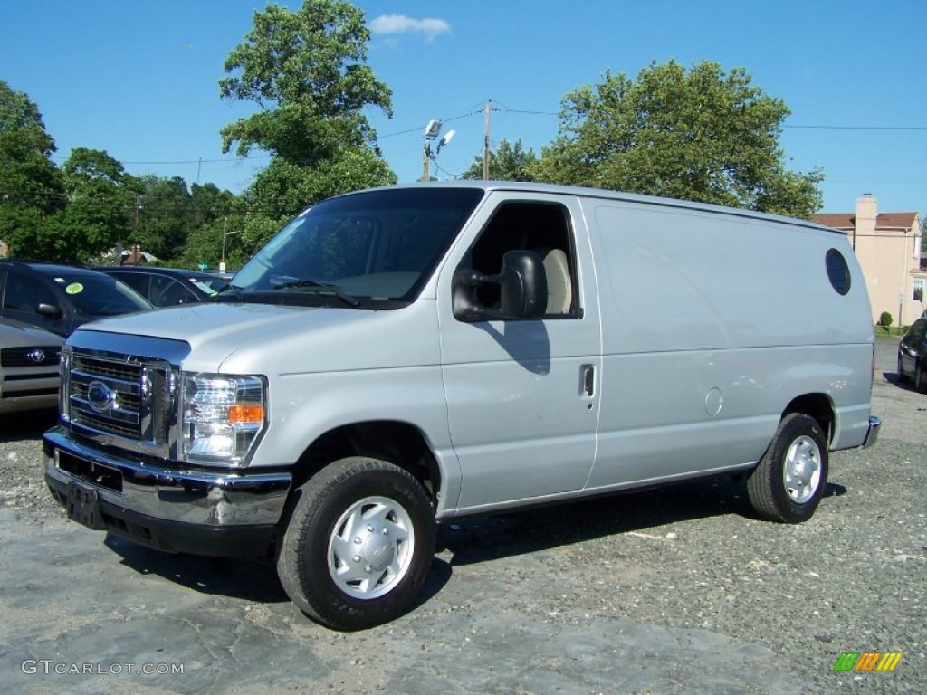 Silver Metallic Ford E Series Van