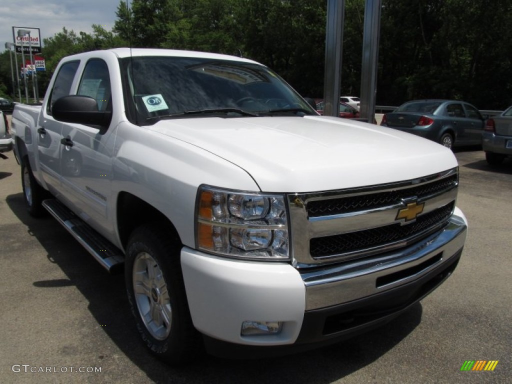 2011 Silverado 1500 LT Crew Cab 4x4 - Summit White / Ebony photo #5