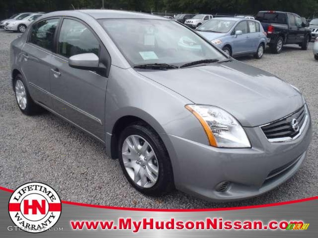 2012 Sentra 2.0 S - Magnetic Gray Metallic / Charcoal photo #1