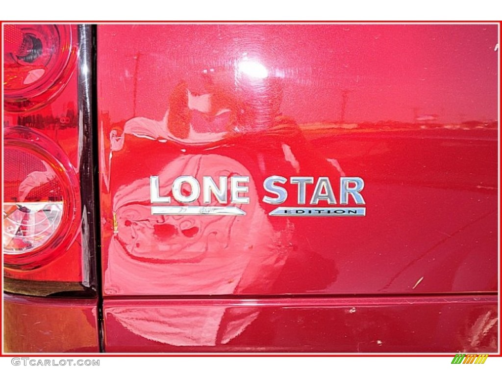 2007 Ram 3500 Lone Star Quad Cab 4x4 Dually - Flame Red / Khaki photo #4