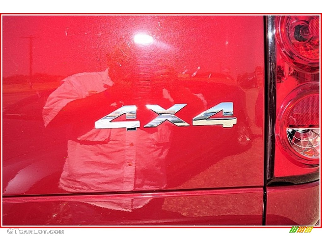 2007 Ram 3500 Lone Star Quad Cab 4x4 Dually - Flame Red / Khaki photo #5