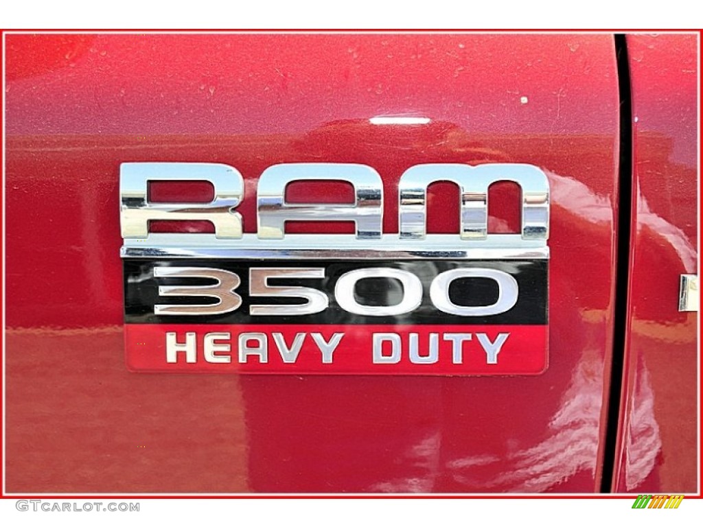 2007 Ram 3500 Lone Star Quad Cab 4x4 Dually - Flame Red / Khaki photo #10