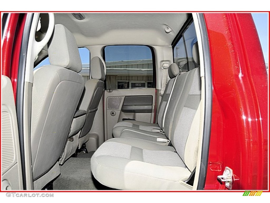 2007 Ram 3500 Lone Star Quad Cab 4x4 Dually - Flame Red / Khaki photo #18