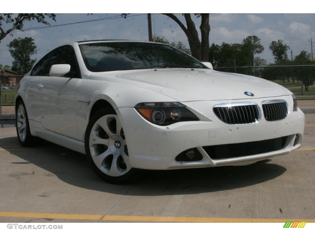 2007 6 Series 650i Coupe - Alpine White / Black photo #1