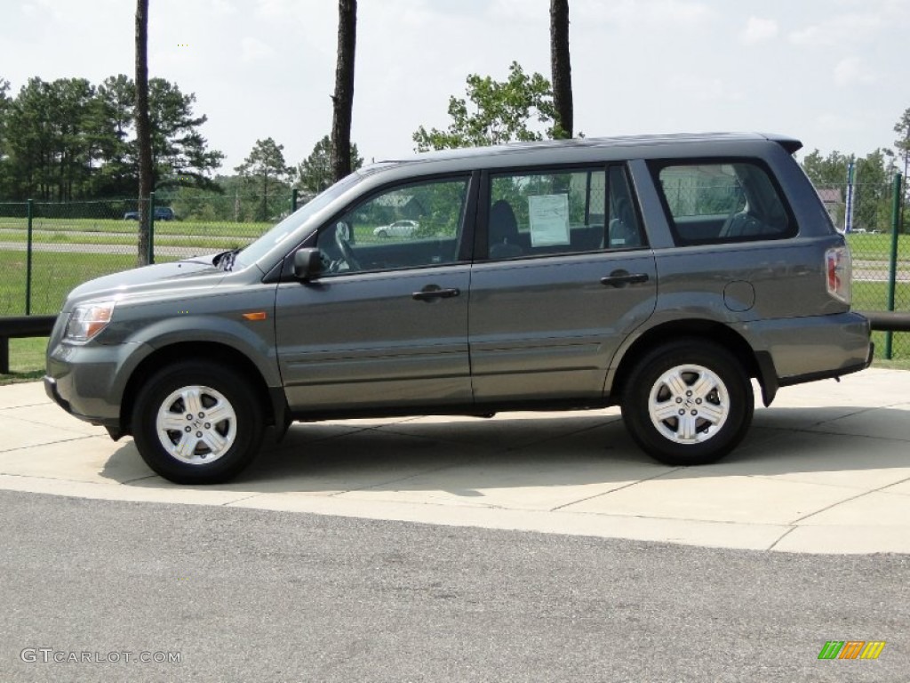 2007 Pilot LX - Nimbus Gray Metallic / Gray photo #9