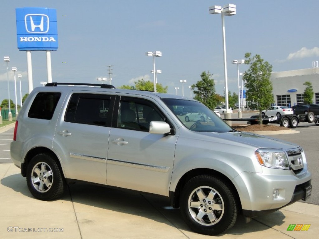 Alabaster Silver Metallic 2010 Honda Pilot Touring Exterior Photo #51779219
