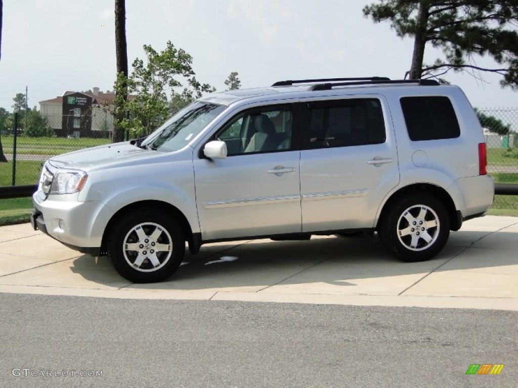 Alabaster Silver Metallic 2010 Honda Pilot Touring Exterior Photo #51779315