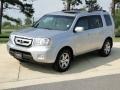 Alabaster Silver Metallic 2010 Honda Pilot Touring Exterior