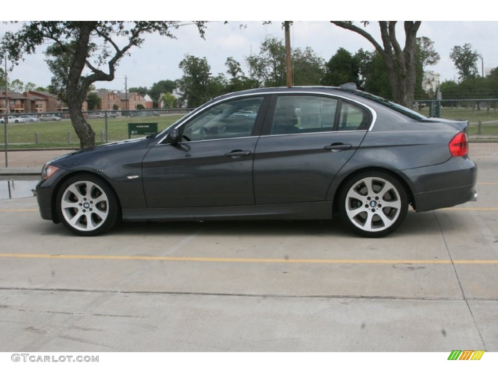 2008 3 Series 335i Sedan - Sparkling Graphite Metallic / Black photo #10