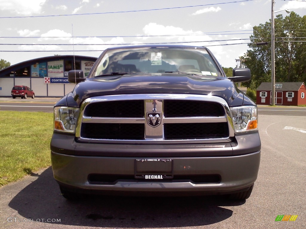 2011 Ram 1500 ST Regular Cab 4x4 - Brilliant Black Crystal Pearl / Dark Slate Gray/Medium Graystone photo #2