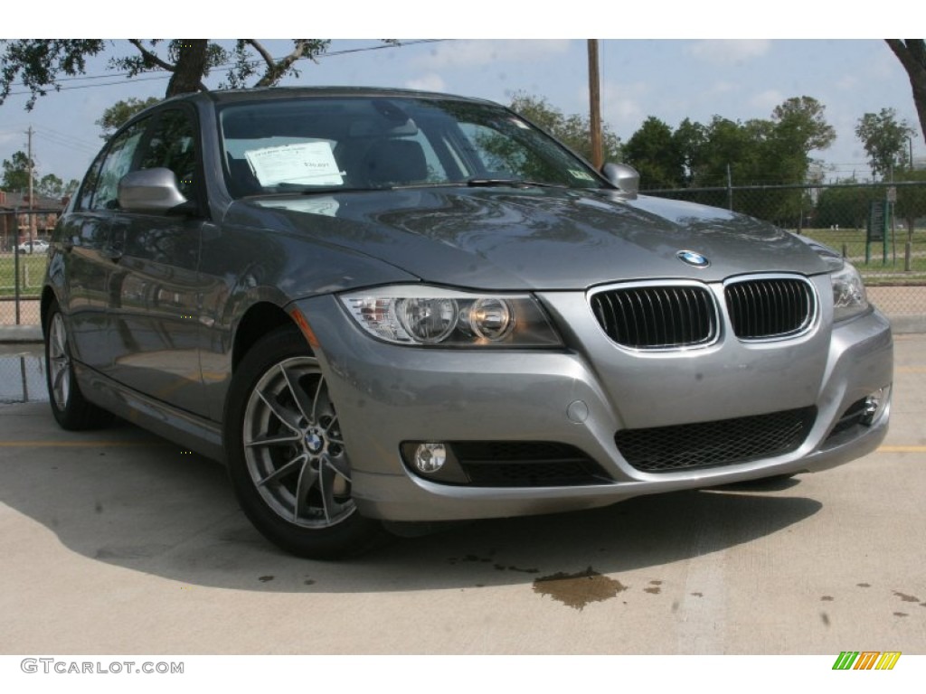 2010 3 Series 328i Sedan - Space Gray Metallic / Black photo #1