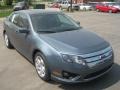 Steel Blue Metallic 2012 Ford Fusion SEL V6 Exterior