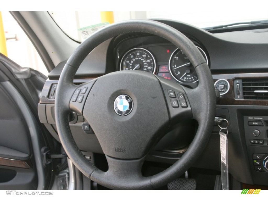 2010 3 Series 328i Sedan - Space Gray Metallic / Black photo #27