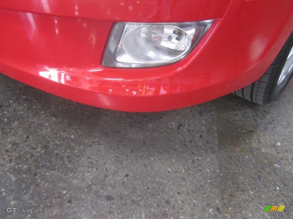 2009 Elantra Touring - Chilipepper Red / Black photo #5