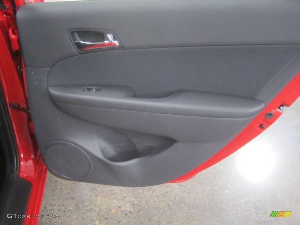 2009 Elantra Touring - Chilipepper Red / Black photo #19