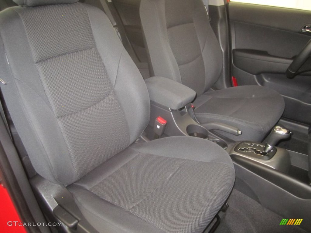 2009 Elantra Touring - Chilipepper Red / Black photo #20