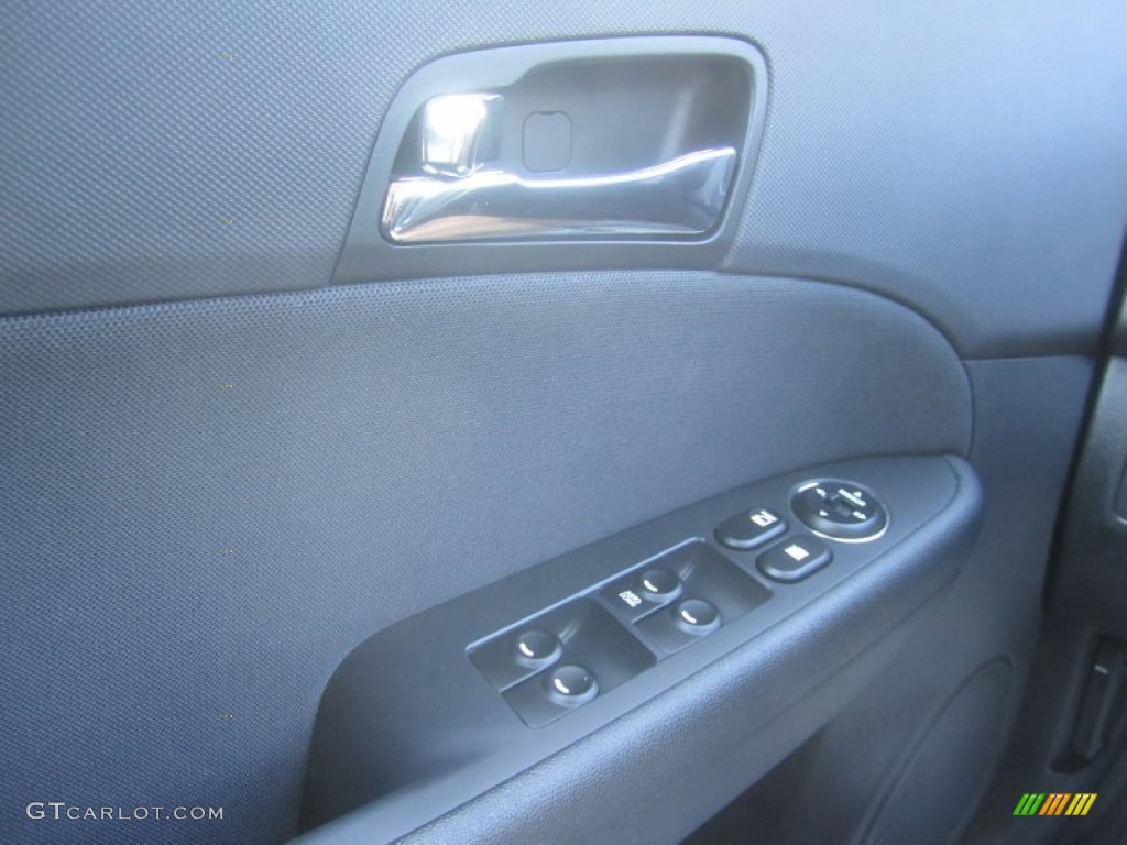 2009 Elantra Touring - Chilipepper Red / Black photo #23