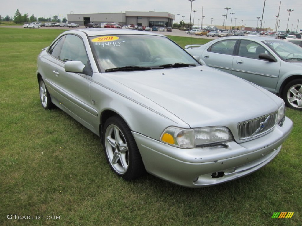 2001 C70 SE Coupe - Mystic Silver Metallic / Beige photo #7