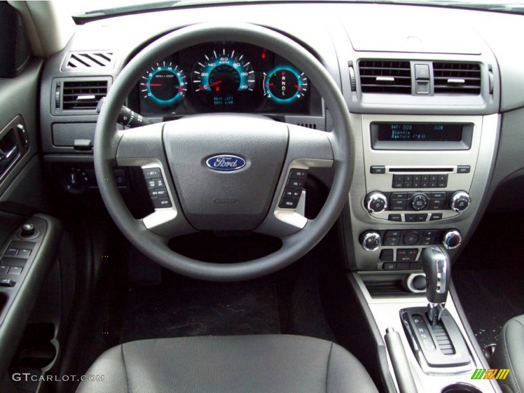 2012 Ford Fusion SE Charcoal Black Dashboard Photo #51783443