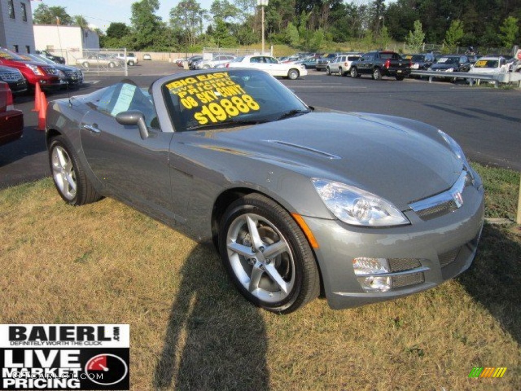 2008 Sky Roadster - Techno Gray / Black photo #1