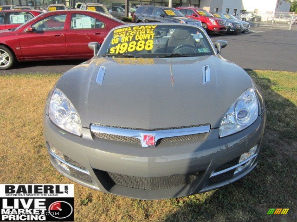 2008 Sky Roadster - Techno Gray / Black photo #2