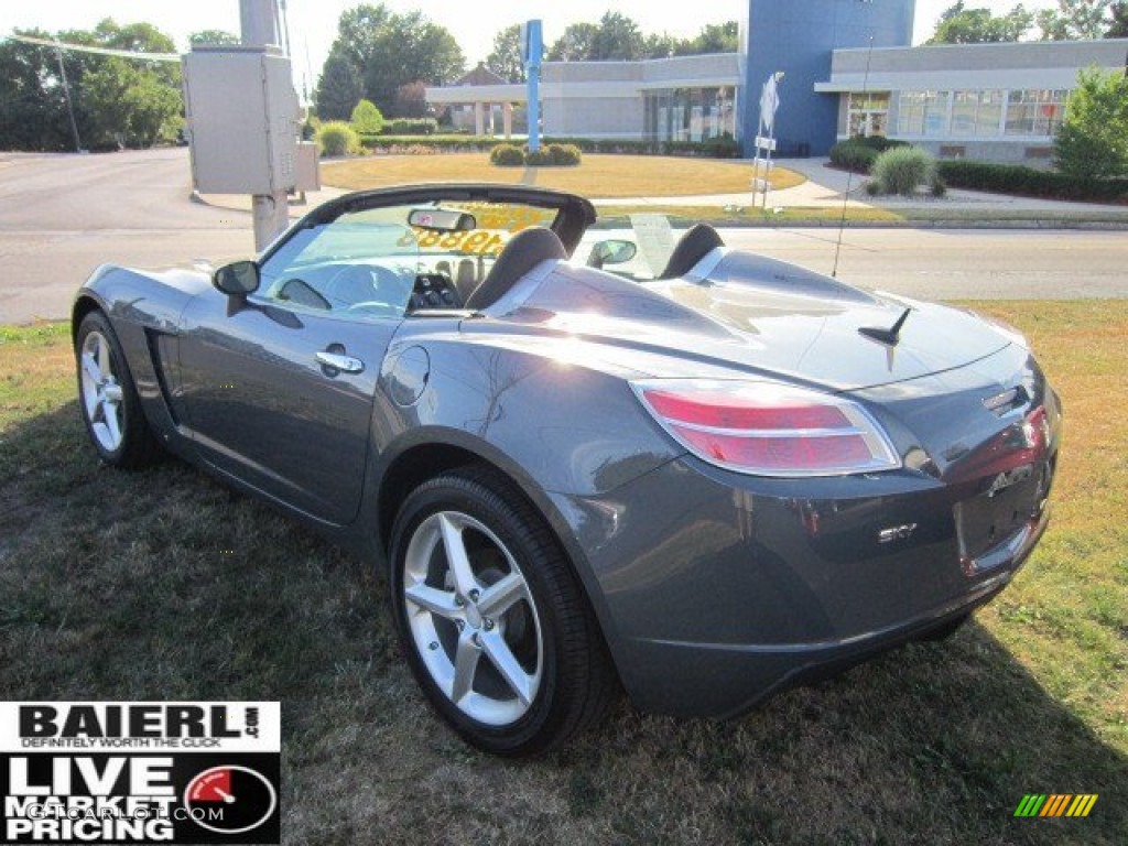 2008 Sky Roadster - Techno Gray / Black photo #5