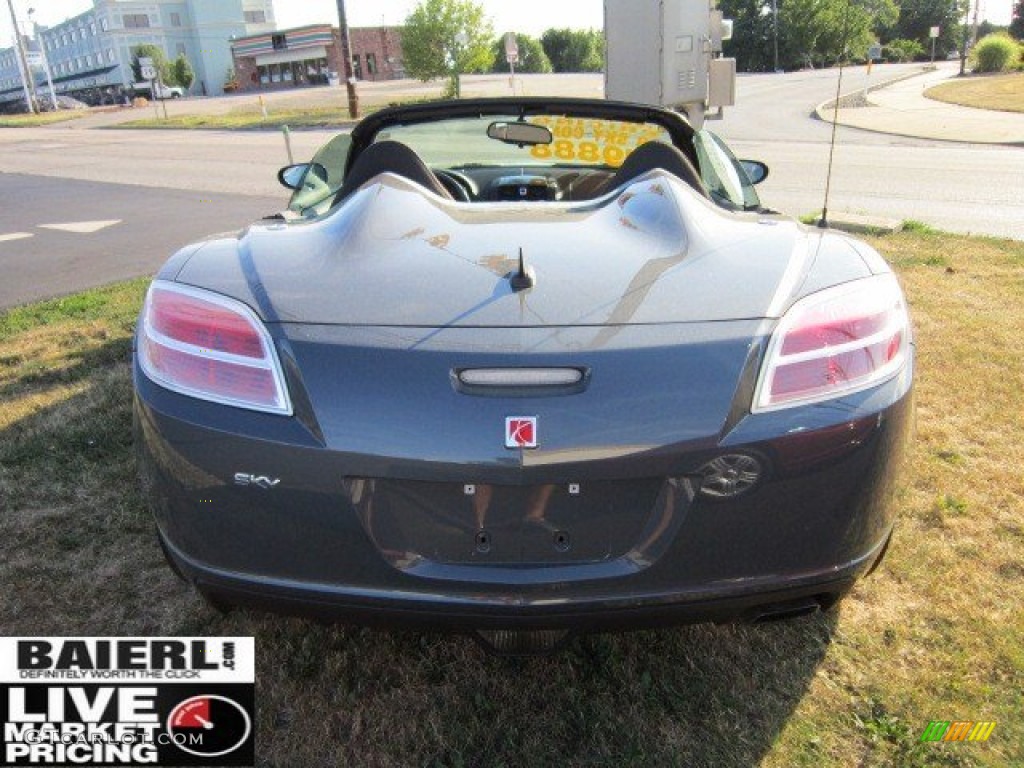 2008 Sky Roadster - Techno Gray / Black photo #6