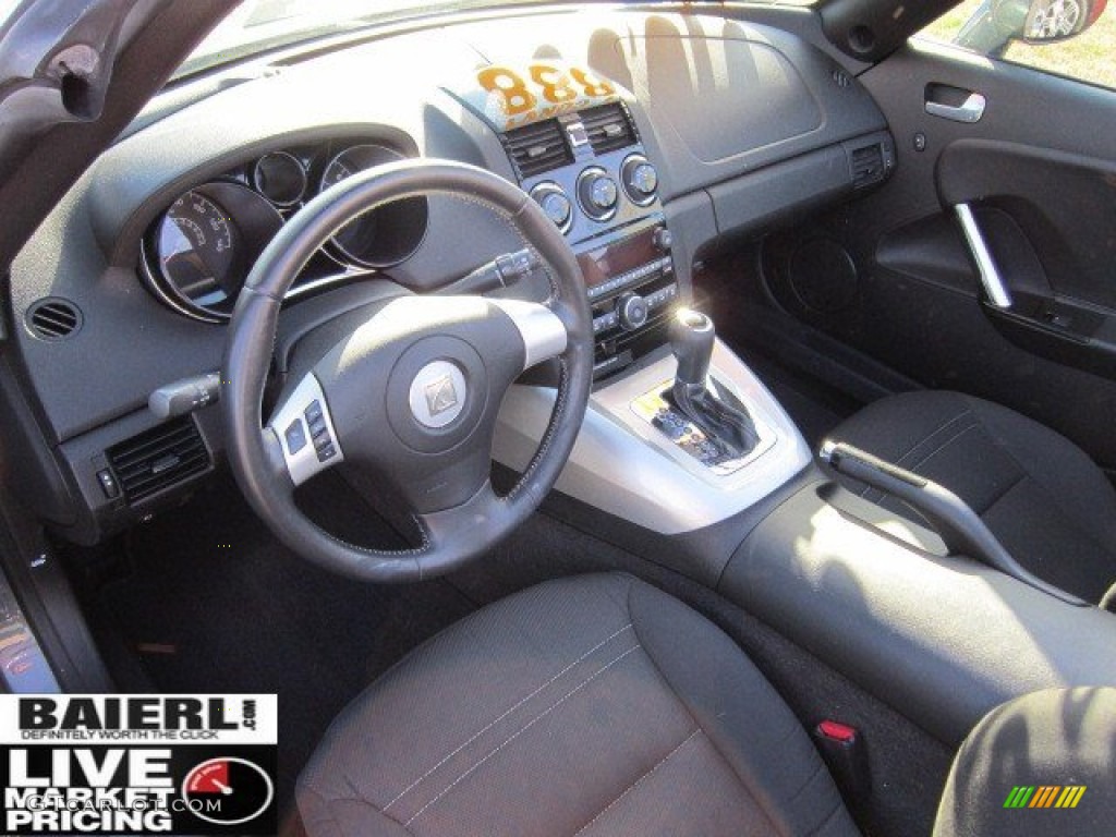 2008 Sky Roadster - Techno Gray / Black photo #11