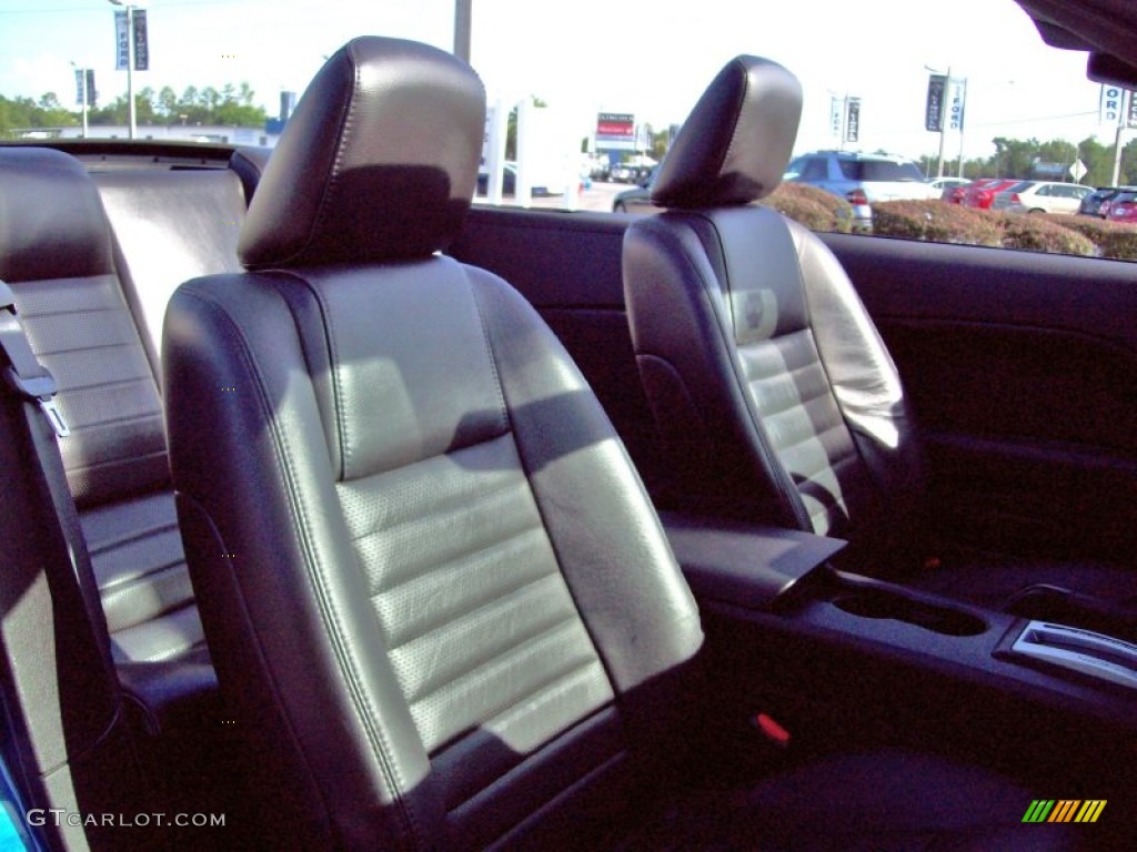 2007 Mustang GT Premium Convertible - Vista Blue Metallic / Dark Charcoal photo #20