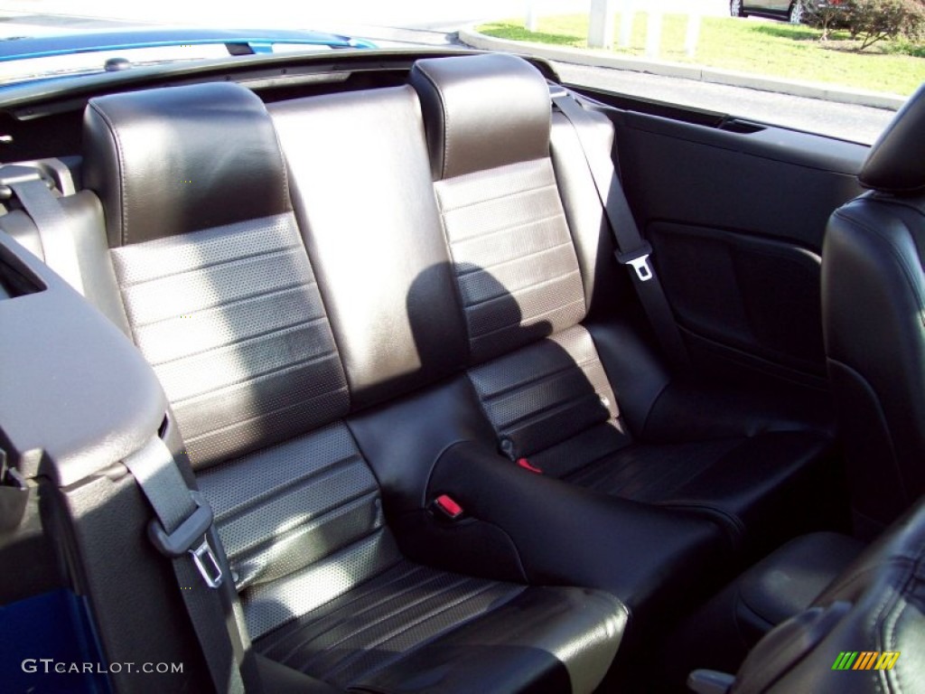 2007 Mustang GT Premium Convertible - Vista Blue Metallic / Dark Charcoal photo #21
