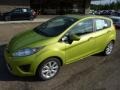 2011 Lime Squeeze Metallic Ford Fiesta SE Hatchback  photo #8