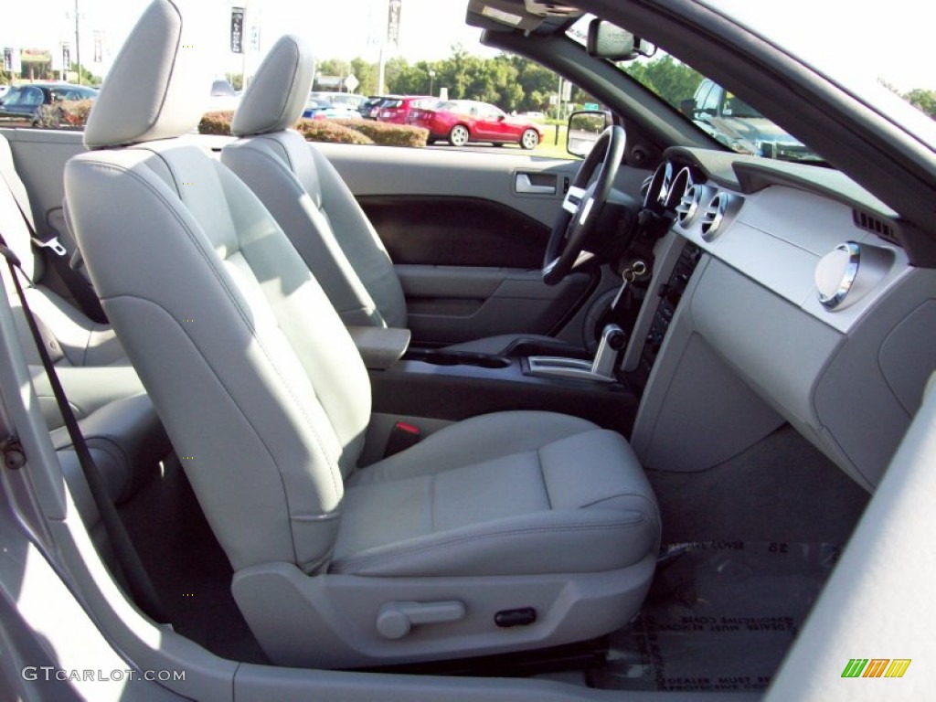 2007 Mustang V6 Premium Convertible - Tungsten Grey Metallic / Light Graphite photo #18