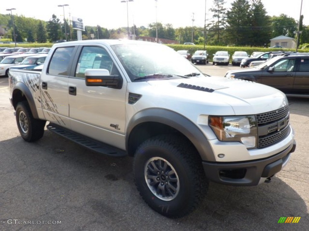 2011 F150 SVT Raptor SuperCrew 4x4 - Ingot Silver Metallic / Raptor Black photo #6