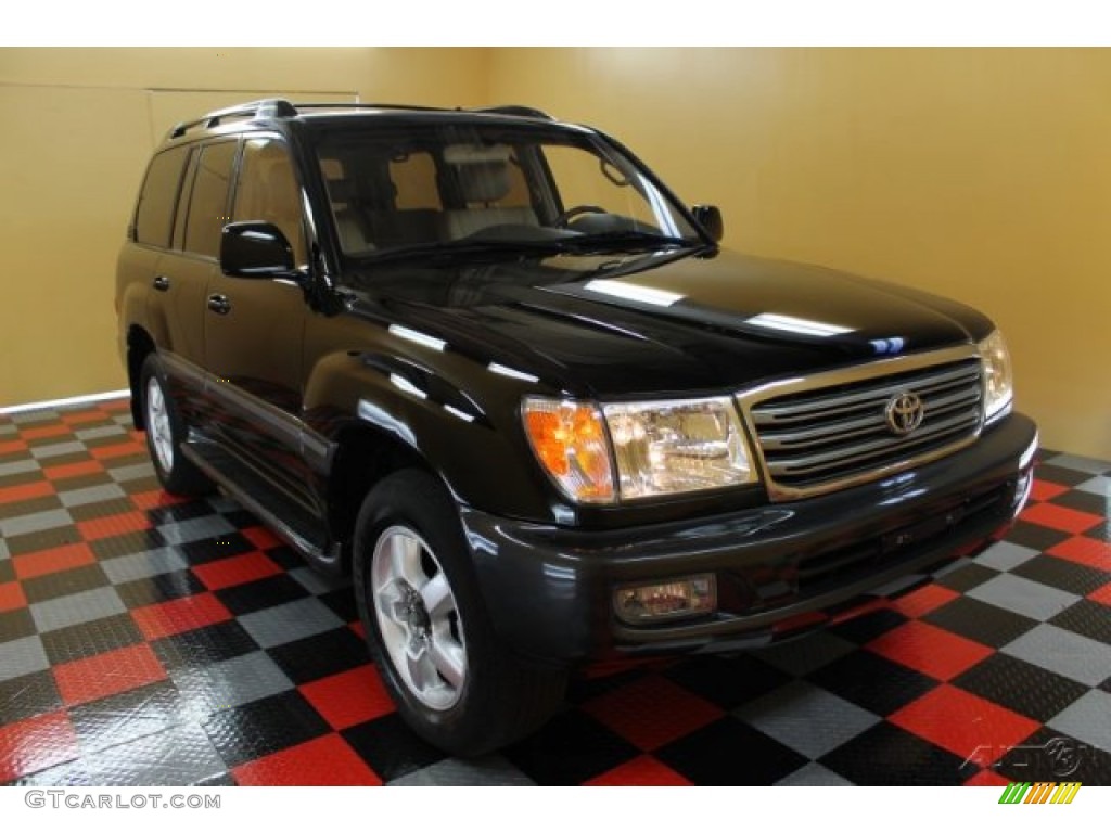 2003 Land Cruiser  - Black / Ivory photo #1