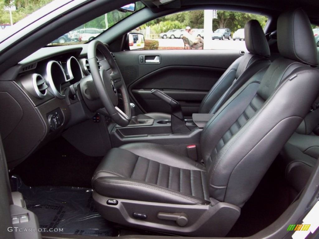 Black/Black Interior 2009 Ford Mustang Shelby GT500 Coupe Photo #51787136