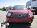 2010 Salsa Red Pearl Toyota Highlander V6 4WD  photo #2