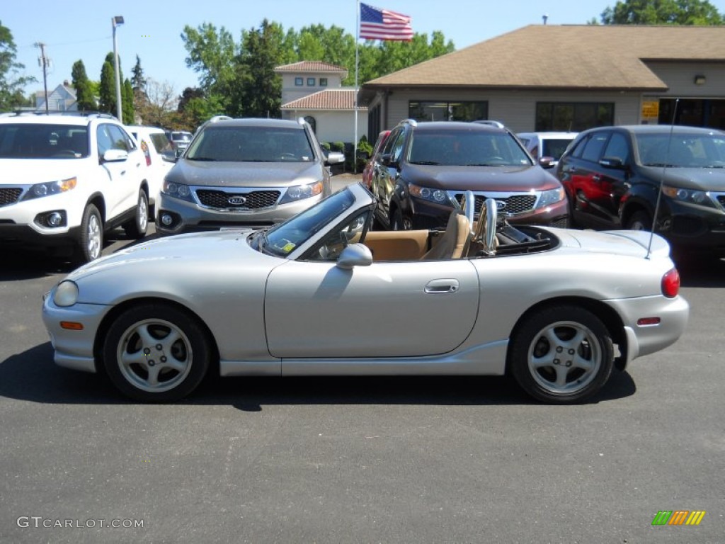 1999 MX-5 Miata LP Roadster - Highlight Silver Metallic / Tan photo #6