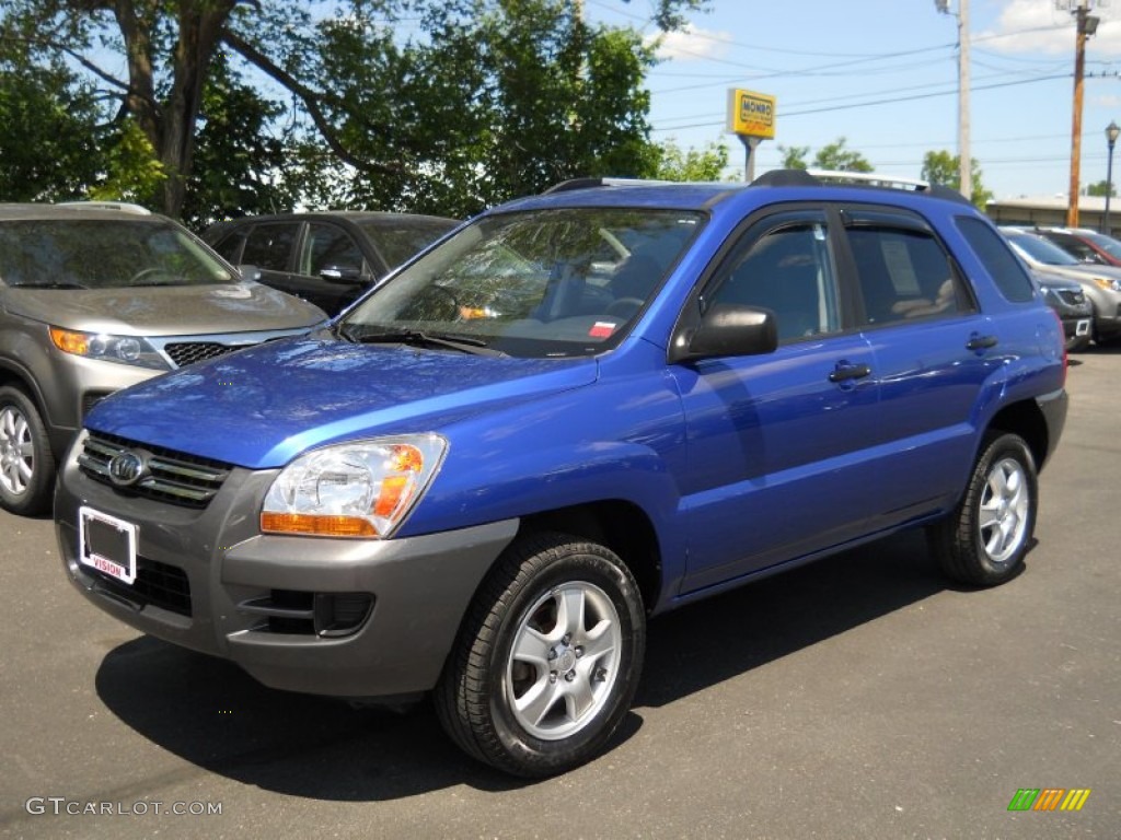 2008 Smart Blue Metallic Kia Sportage LX 51777318 Car