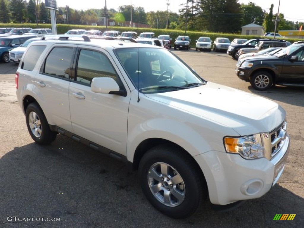 2012 Escape Limited V6 4WD - White Suede / Charcoal Black photo #6