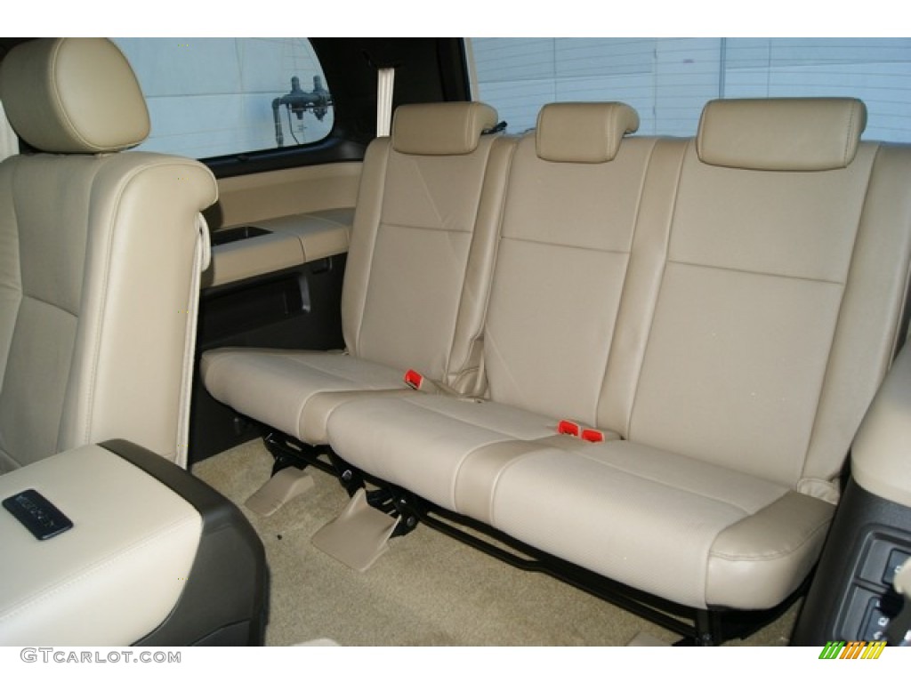 Sand Beige Interior 2011 Toyota Sequoia Platinum 4WD Photo #51789563