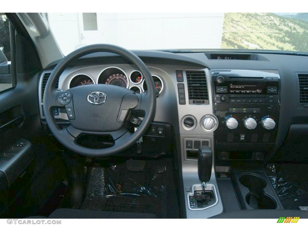 2011 Tundra TRD CrewMax 4x4 - Black / Black photo #10