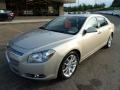 2009 Gold Mist Metallic Chevrolet Malibu LTZ Sedan  photo #8