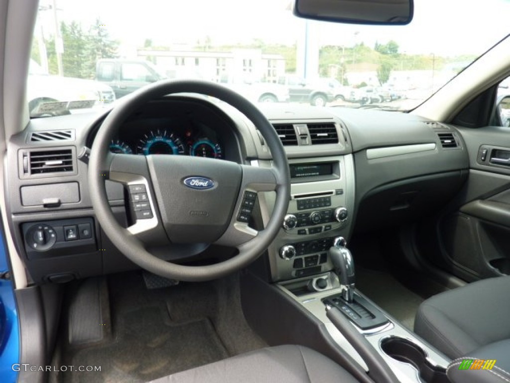 2012 Ford Fusion SE Charcoal Black Dashboard Photo #51790265