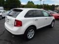 2011 White Platinum Tri-Coat Ford Edge SEL  photo #2
