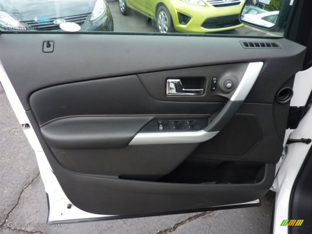 2011 Edge SEL - White Platinum Tri-Coat / Charcoal Black photo #11