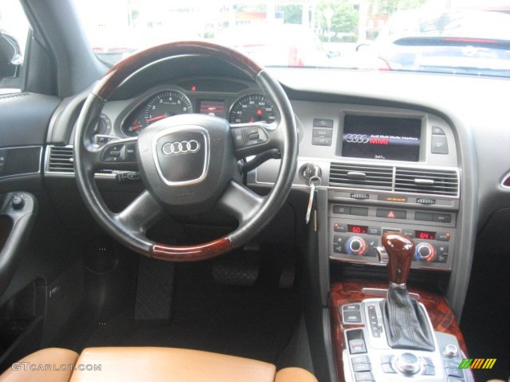 2006 Audi A6 3.2 quattro Avant Amaretto Dashboard Photo #51792236